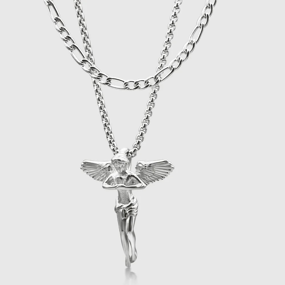 ANGEL X FIGARO CHAIN SET (SILBER)