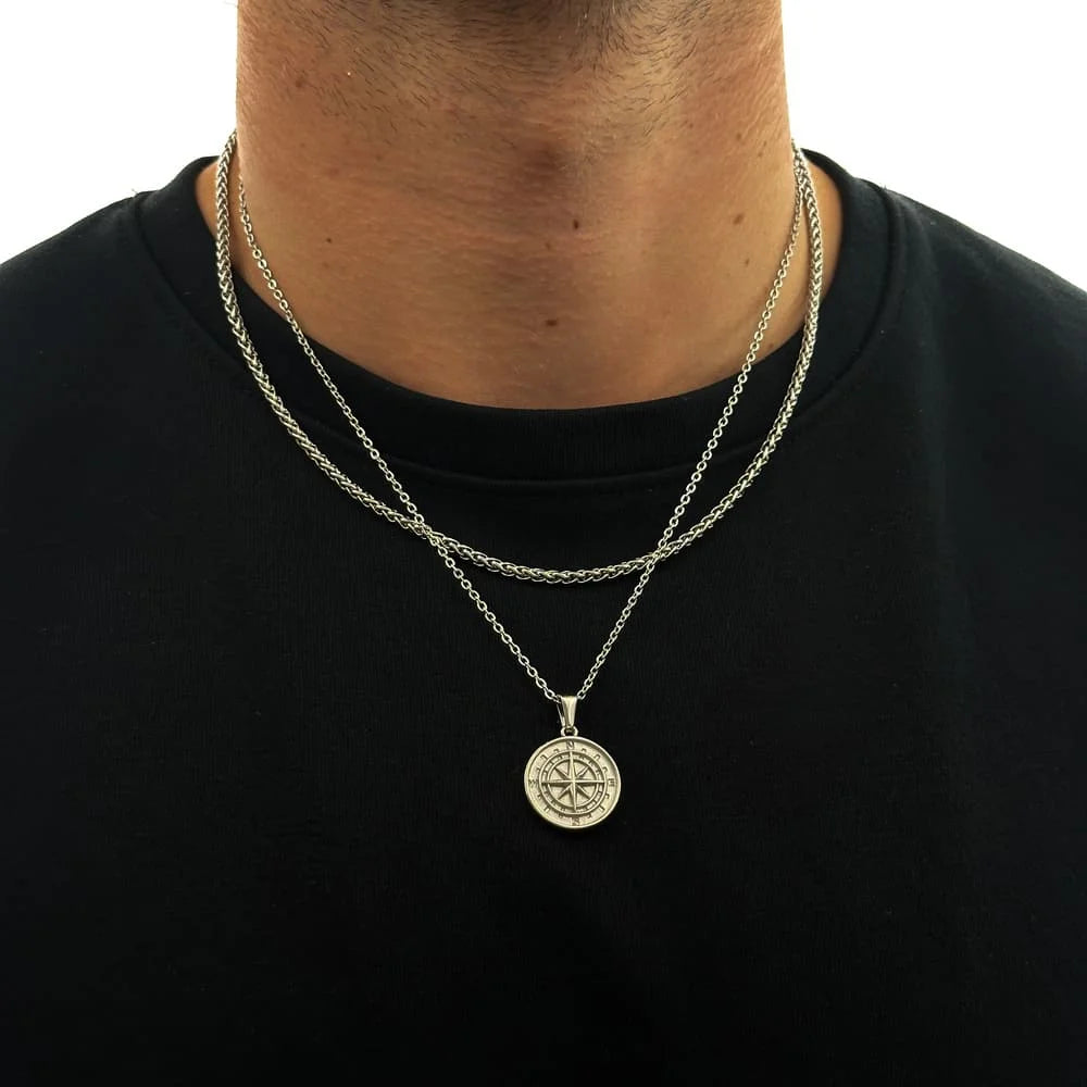 KOMPASS X WHEAT CHAIN SET (SILBER)